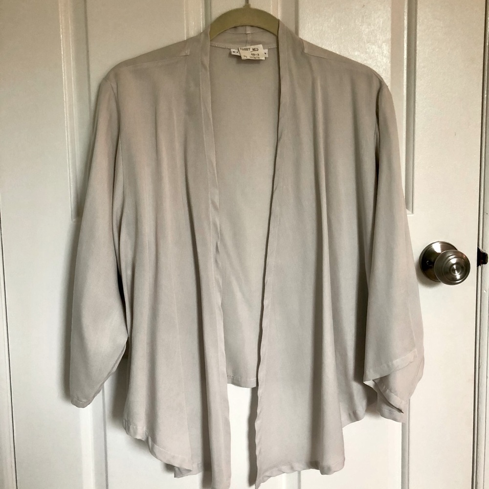 Bryn Walker open jacket with 3/4 quarter sleeves